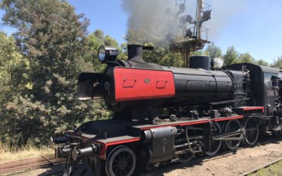 Victorian Goldfields Railway & The town of Maldon.