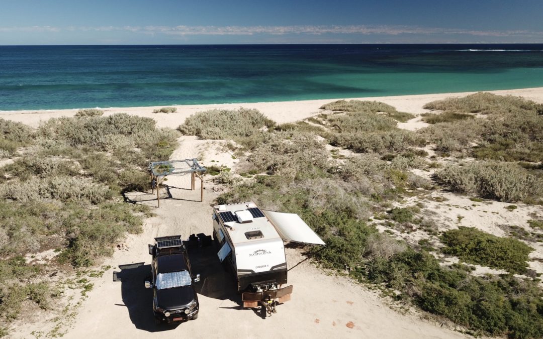 Quobba Point Blowholes Campground, WA.