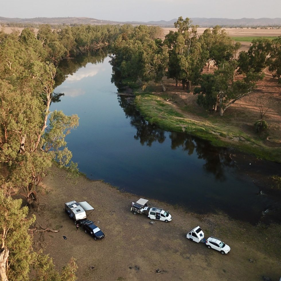 Ponto Falls Free Camp Near Wellington NSW Happy Campers Australia